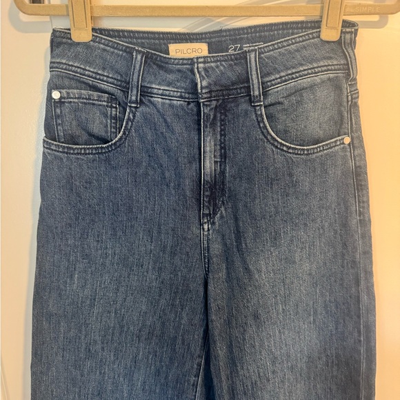 Pilcro High-Rise Wide-Leg Trouser Jeans size 27 - Picture 4 of 8